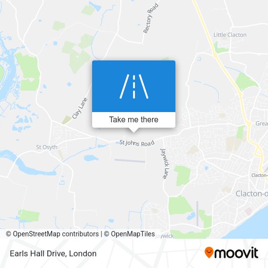 Earls Hall Drive map