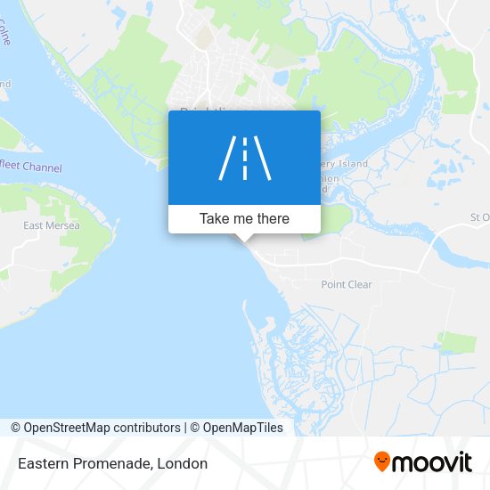 Eastern Promenade map