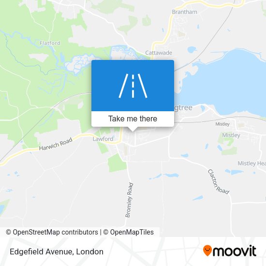Edgefield Avenue map