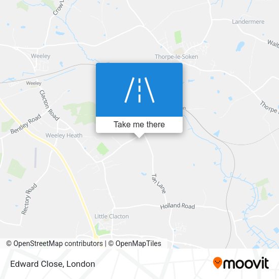 Edward Close map