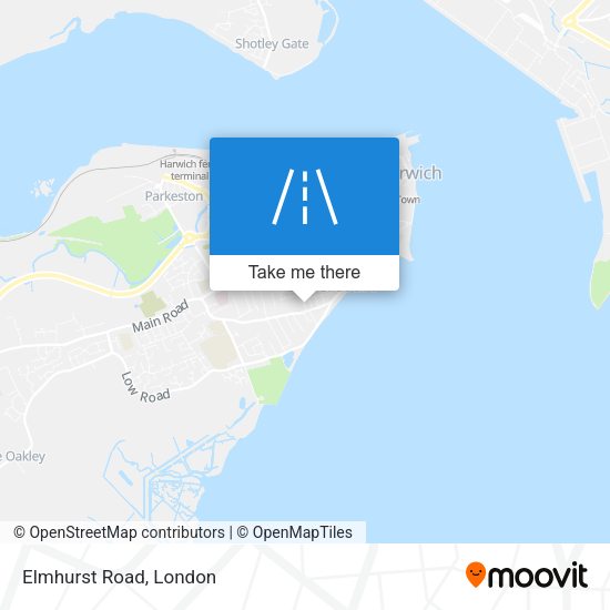 Elmhurst Road map