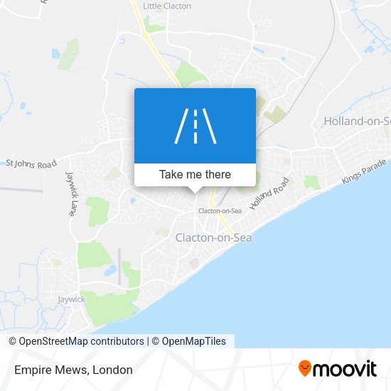 Empire Mews map