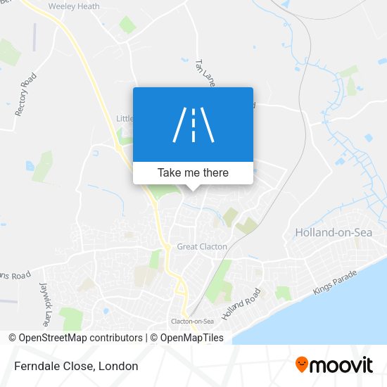 Ferndale Close map