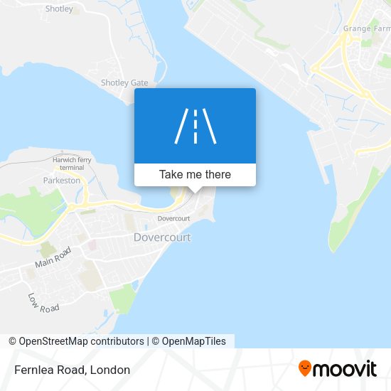 Fernlea Road map