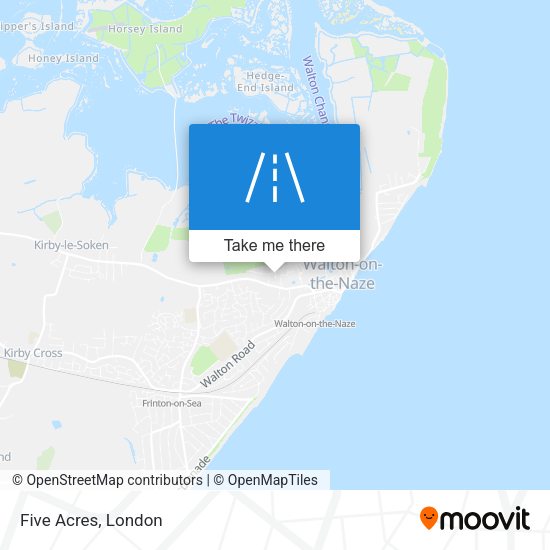 Five Acres map