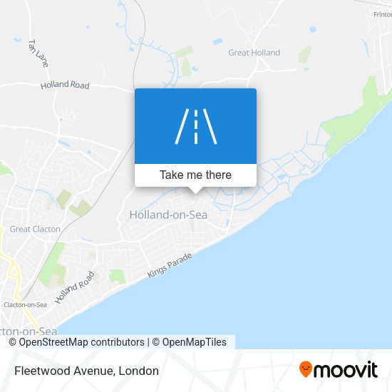 Fleetwood Avenue map