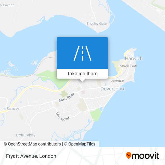 Fryatt Avenue map