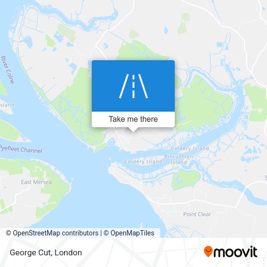 George Cut map