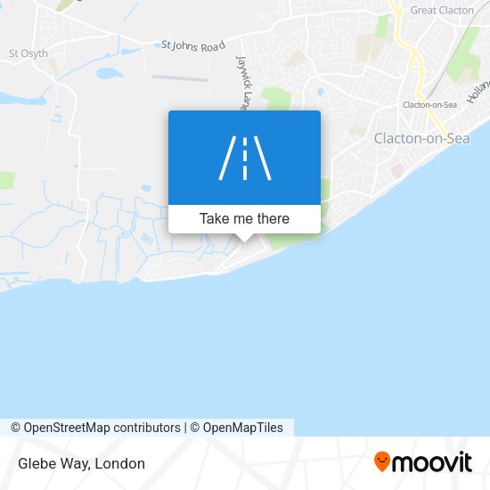 Glebe Way map