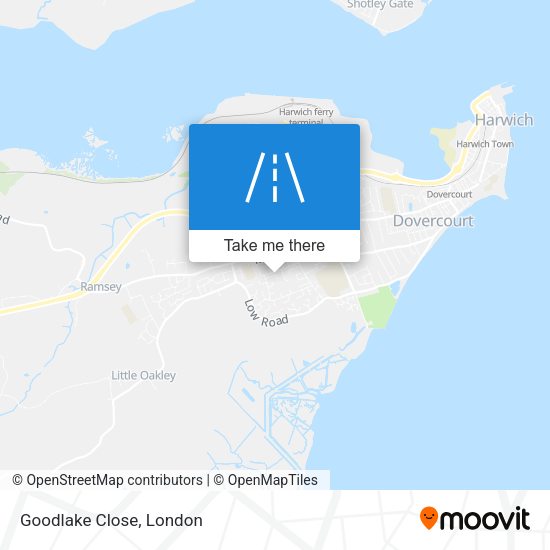 Goodlake Close map