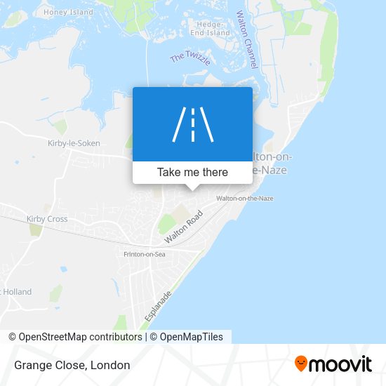 Grange Close map