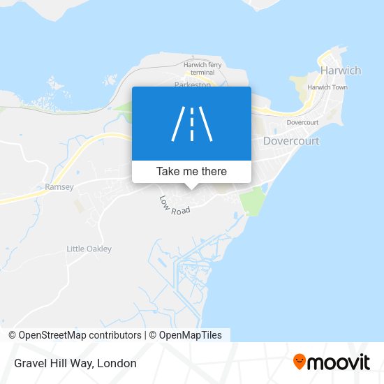 Gravel Hill Way map