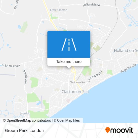 Groom Park map