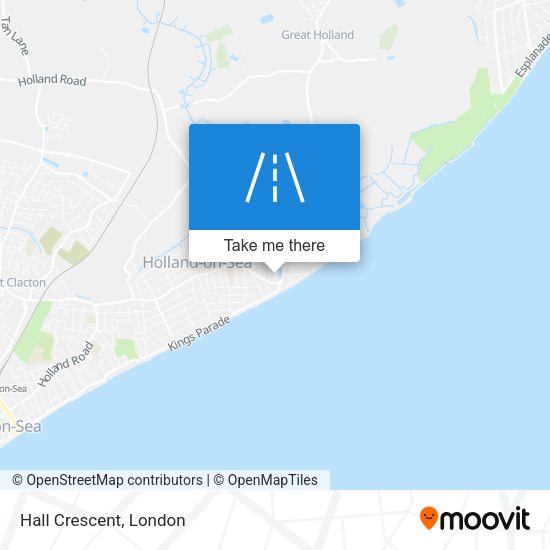 Hall Crescent map