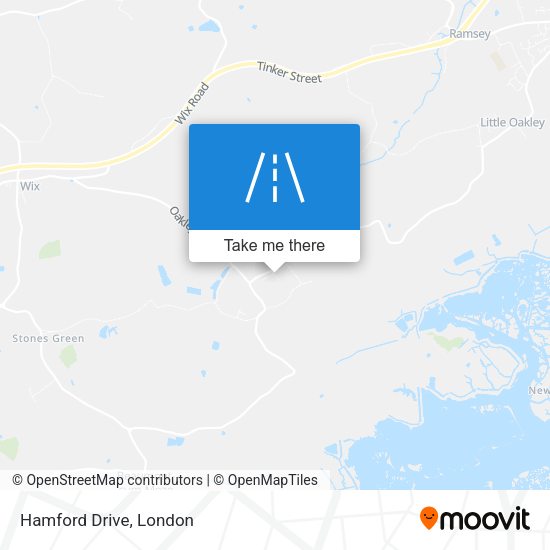 Hamford Drive map
