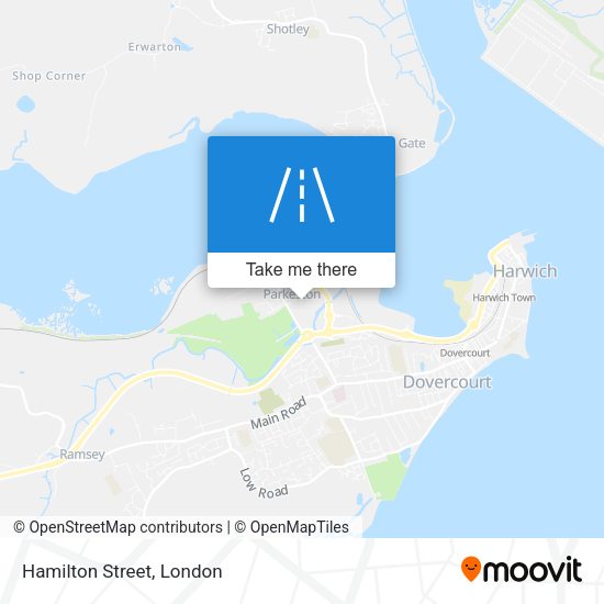 Hamilton Street map