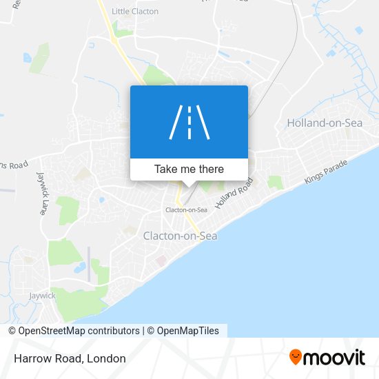 Harrow Road map