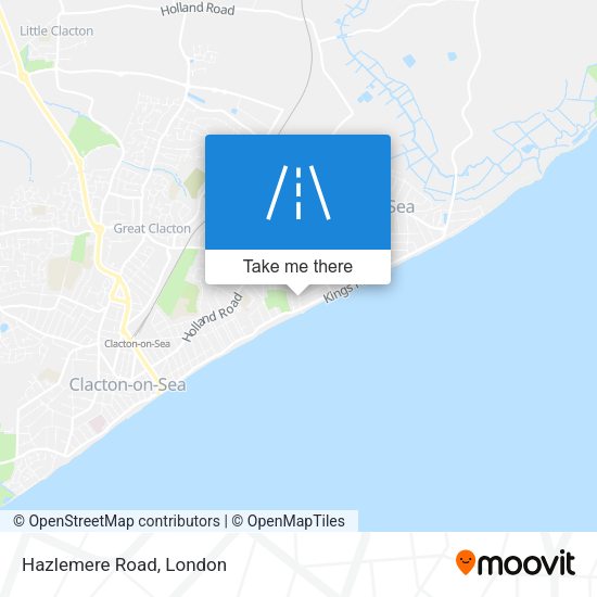 Hazlemere Road map