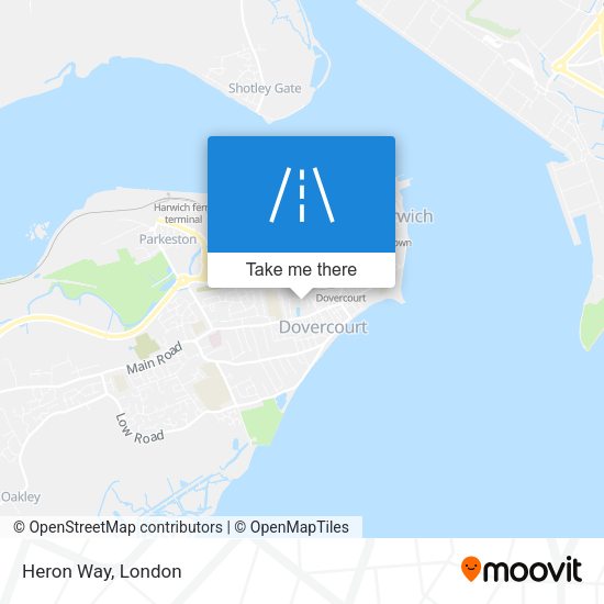 Heron Way map