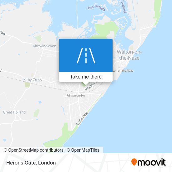 Herons Gate map