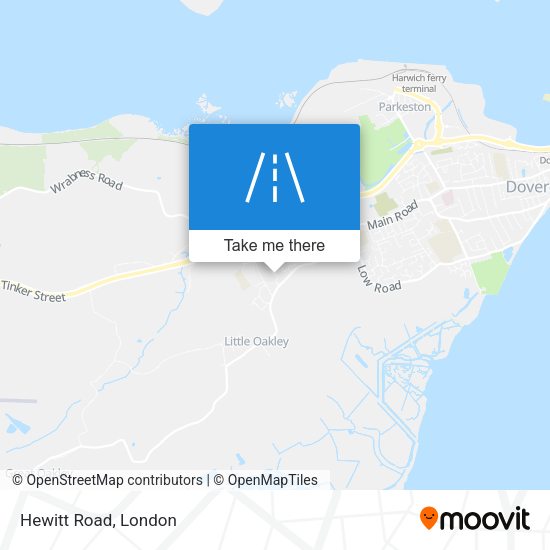 Hewitt Road map
