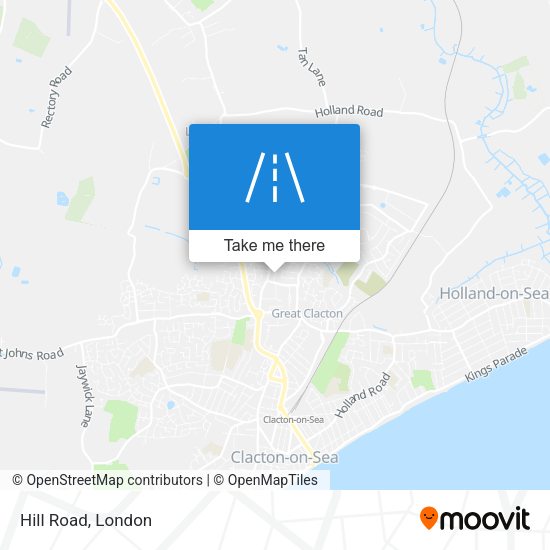 Hill Road map