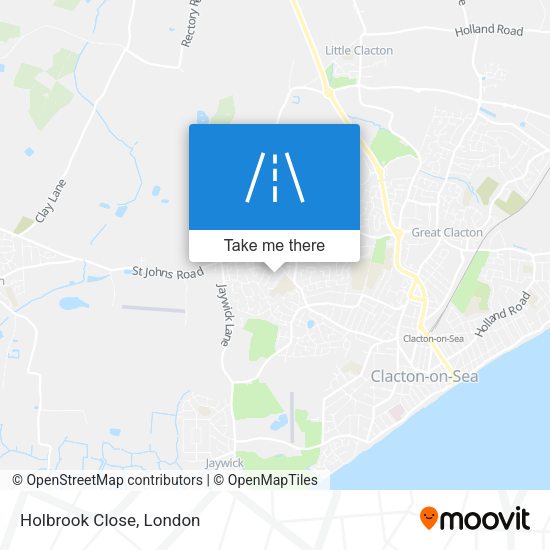 Holbrook Close map