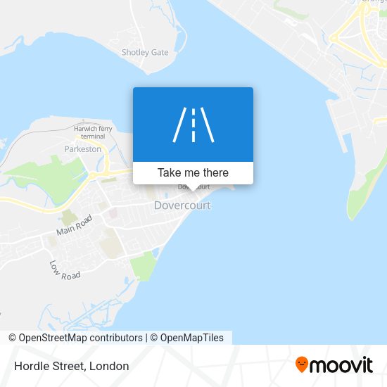 Hordle Street map