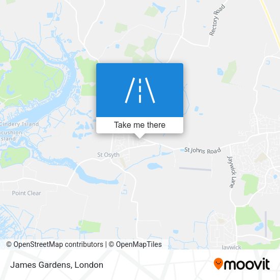 James Gardens map