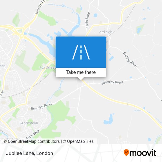Jubilee Lane map
