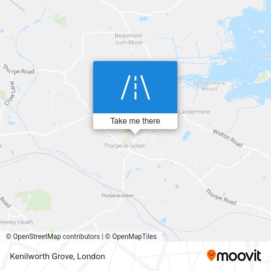 Kenilworth Grove map