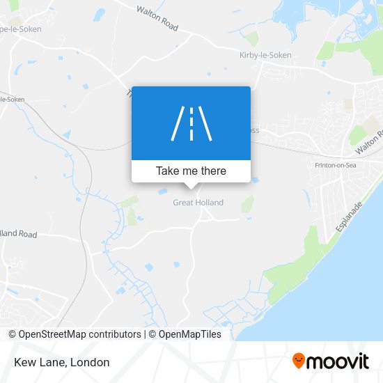 Kew Lane map