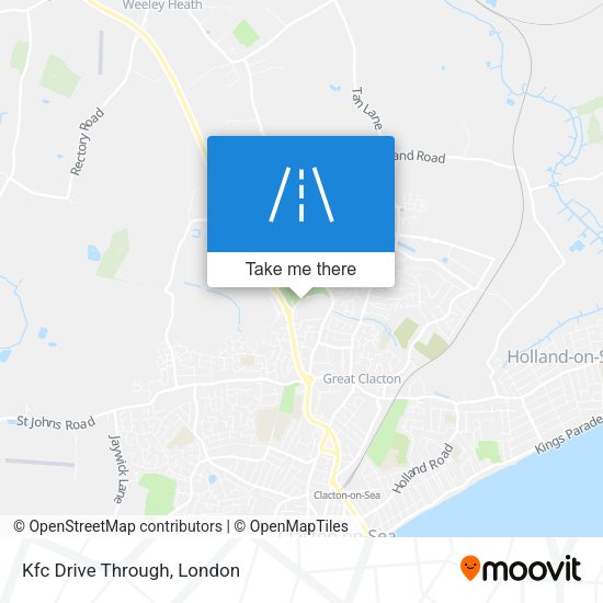 Kfc Drive Through map