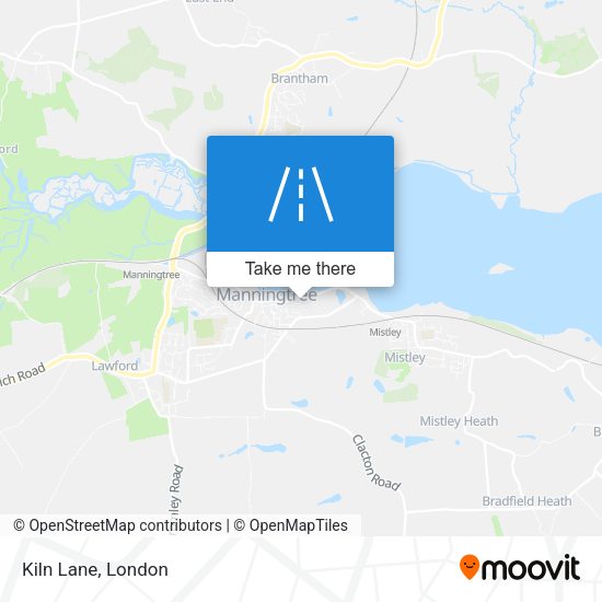 Kiln Lane map