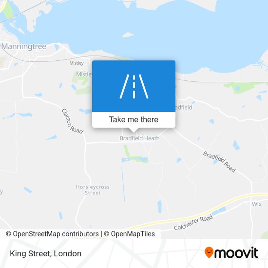 King Street map