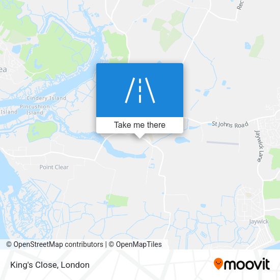 King's Close map