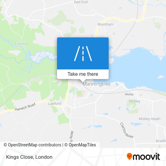 Kings Close map