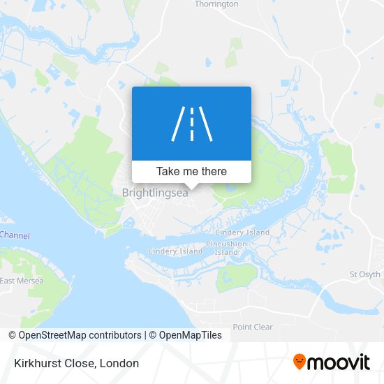 Kirkhurst Close map