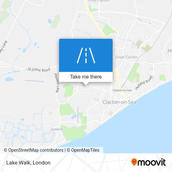 Lake Walk map