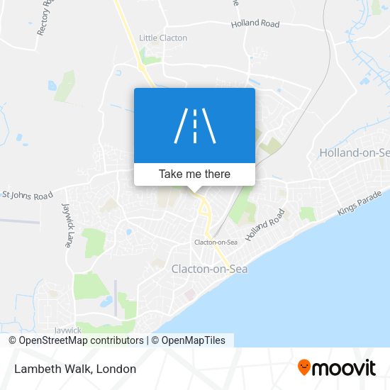 Lambeth Walk map