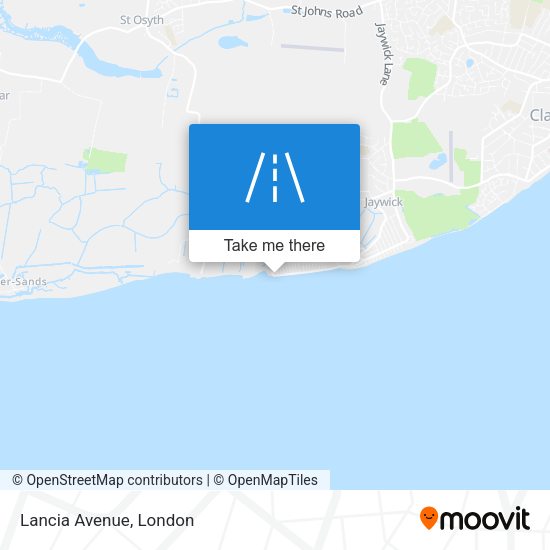 Lancia Avenue map