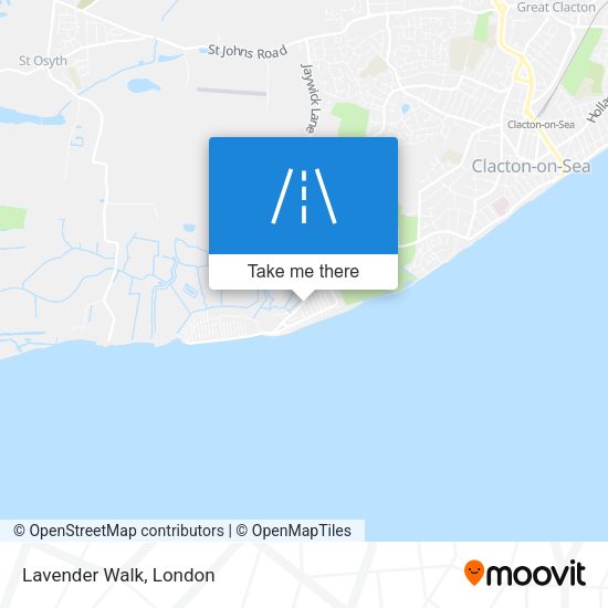 Lavender Walk map