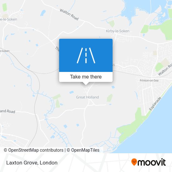 Laxton Grove map