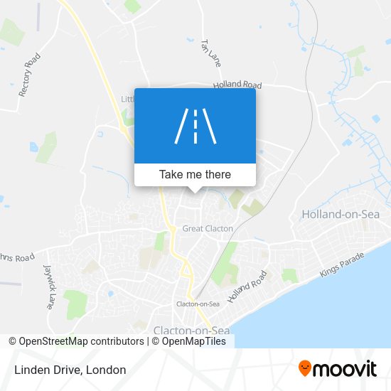Linden Drive map