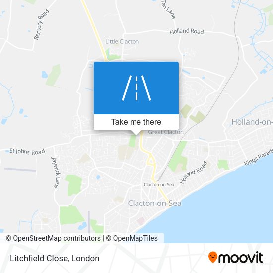 Litchfield Close map
