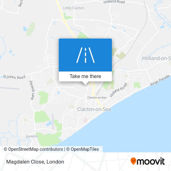 Magdalen Close map