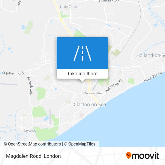 Magdalen Road map