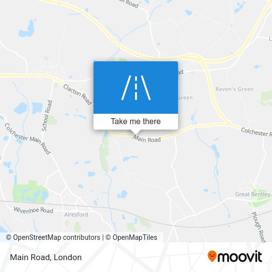 Main Road map