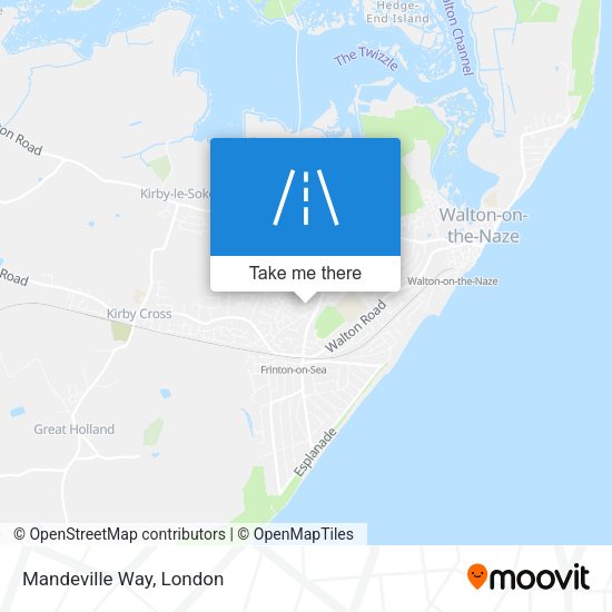 Mandeville Way map