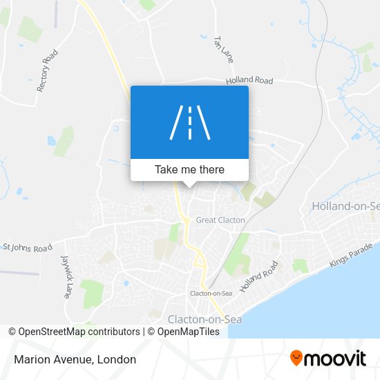 Marion Avenue map
